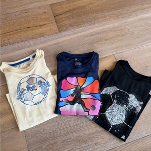 Girls Athletic Shirt Set